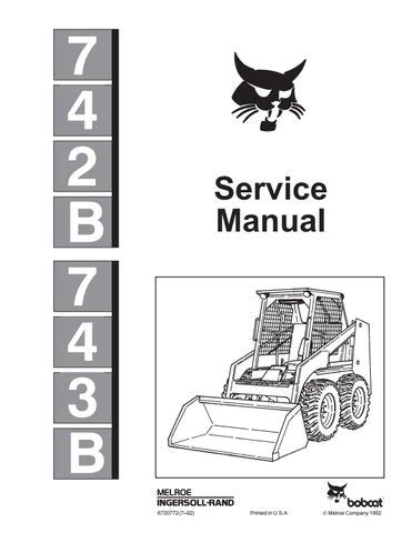 1991 743b bobcat skid steer|bobcat 743b service manual pdf.